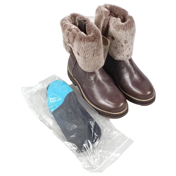 Bussola Faux Fur Boots Slouchy Wool Lined - Picture 3 of 16